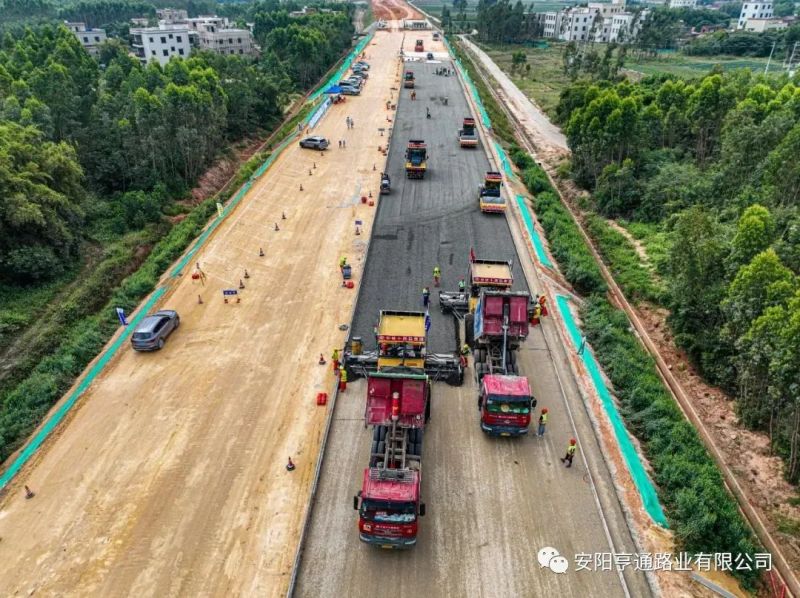 【省重 點項目】3D技術(shù)“打印”高速公路，南三島大橋項目進入路面工程施工階段